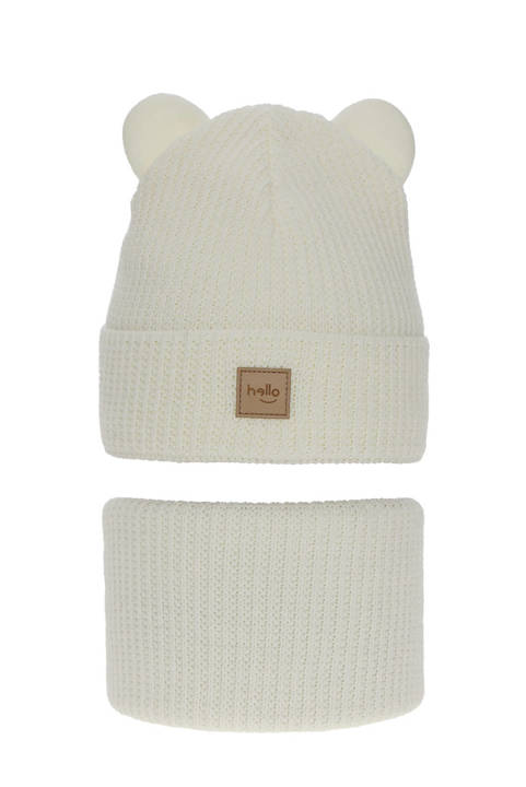 Зимний комплект для девочки: шапка и дымоходный крем Harper
